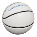 Custom Design White Basketball Blue Bladder Official Training Game custom Logo Pu Leather Basketball Ball