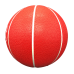 Factory Customized Composite Pu Leather Official Game Red Color Size 7 Indoor Basketball
